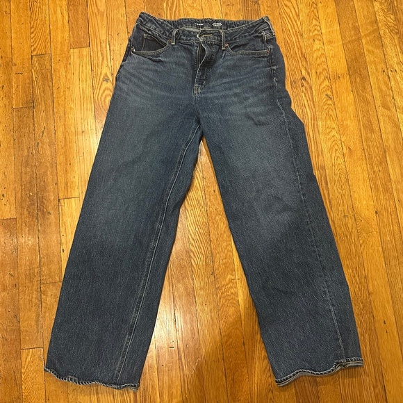 Old Navy Extra High-Rise Sky-Hi Wide Leg Jeans w/ Secret Smooth Pockets, Size 12 - Picture 5 of 9